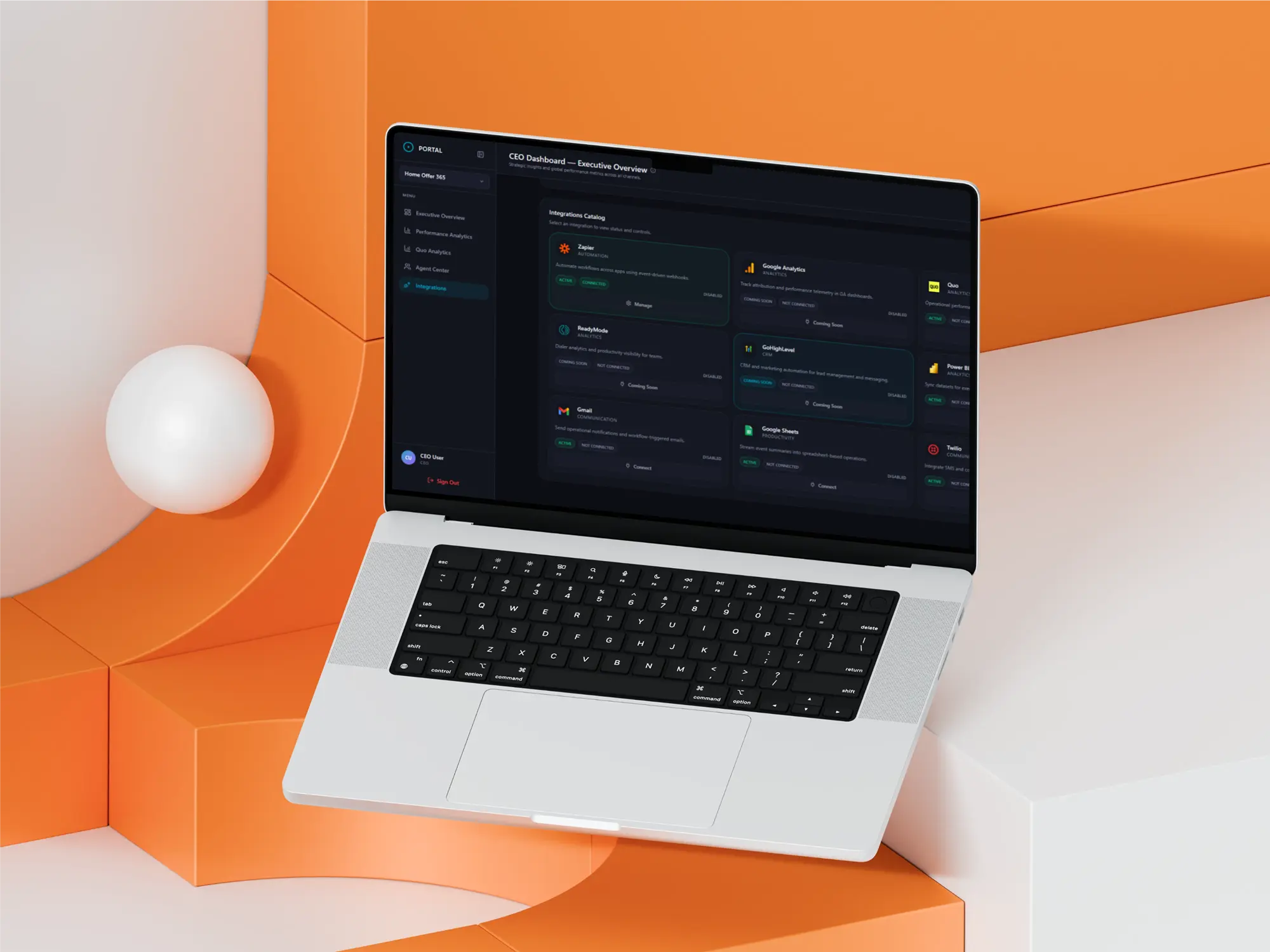 CEO Dashboard preview