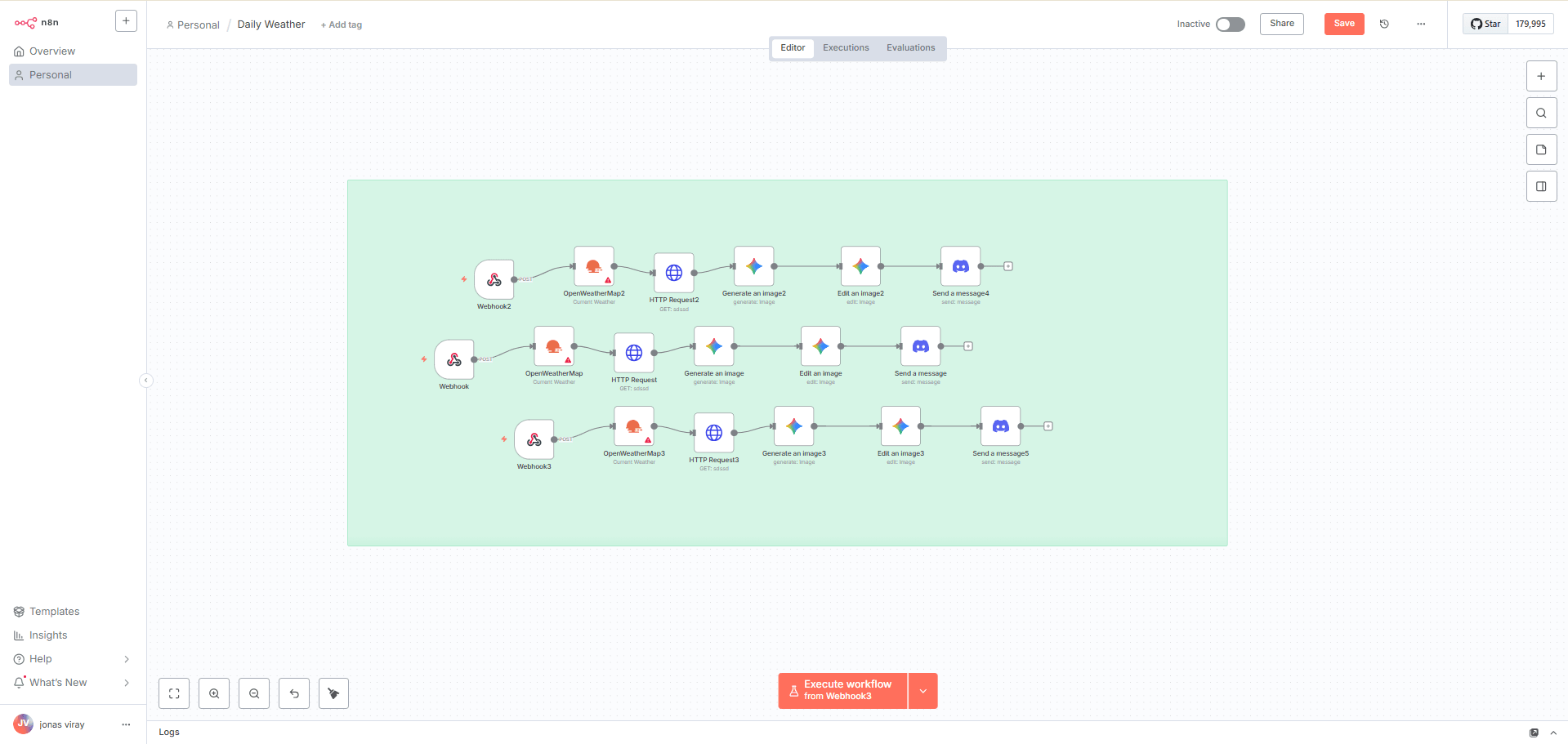 Daily Weather Update — automation by Jonas Viray